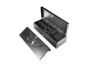 Wholesale Metal Compact Cash Register / Lockable Cash Drawer 170A With 6 Adjustable Compartments from china suppliers