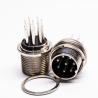 Buy cheap IP55 Aviation Plug Socket Connector, Screw Lock 5 Pin Male Connector from wholesalers
