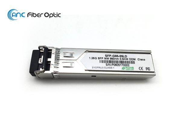 850nm Wavelength Fiber Optic Transceiver 1.25G SFP-SX 850nm 550M Cisco HP