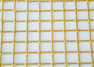 China Antique Brass Woven Wire Mesh Large Diamond Hole Plain Weave on sale