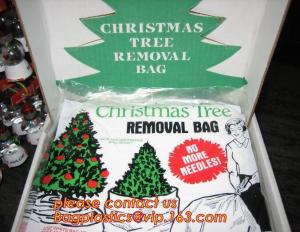 Wholesale Promotion large removal waterproof Christmas artificial decorated tree bag,10 Ft Christmas Tree Removal Gift Bags packag from china suppliers
