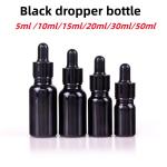 5ml Black Glass Dropper Bottle OEM 15 Ml Amber Glass Bottles