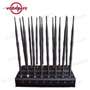 Wholesale 5.8G Full Band Wifi Signal Jammer 4G LTE 16 Antennas Wifi Signal Blocker from china suppliers