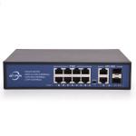 8 Port 2 Port 100mbs Network IP Camera Poe Switch