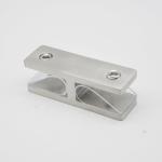 Stainless steel Glass Clamps 180 degree RS2313 plus, 80X25mm, thickness 5mm,