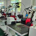 1400mm Length Industrial 6 Axis Welding Robot Arm Welding Frame
