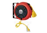 Wall Bracket Electric Cable Reel With Over Load Breaker / 26ft Electrical Cord