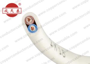 Wholesale Two Cores Copper Conductor Electrical Fire Resistant Cable 300 / 500V H05VV-F from china suppliers