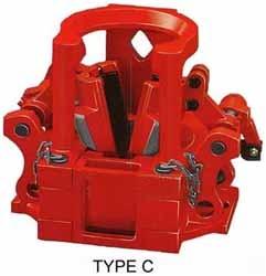 Wholesale 80T Carbon Steel Type C Pneumatic Spider For Oilfield Drilling from china suppliers