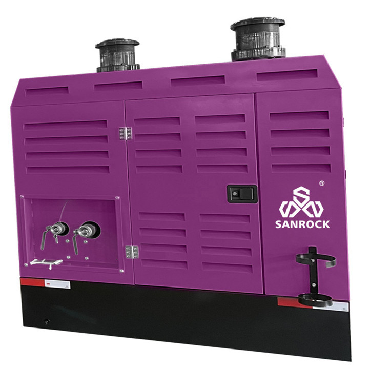 25m3/min Air Consumption 17bar Portable Diesel Screw Air Compressor for Water Well Drilling Machine