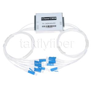 Wholesale Mini CWDM 8CH Mux Demux WDM Compact Coarse Wavelength Division Multiplexer High Channel Isolation from china suppliers