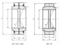 Wholesale Spherical plain bearings Spherical Plain Radial Bearings with Fitting Crack GE25E from china suppliers