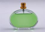 Excellent Flat Round 50ml Empty Spray Glass Perfume Bottles For SGS Passed