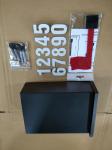 Home Mailbox Large Mailbox, Mailbox for Outside, Matte Black Post Box
