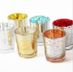 Star candle holder mercury glass candle holder/jar/cup tealight candle holder