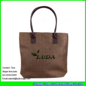 Wholesale LUDA ladies straw fashion handbag economic paper straw tote bag from china suppliers