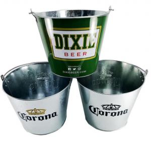 Wholesale Elegant Metal Wine Bucket With Custom 4 Color Print Rust Resistant from china suppliers