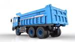 Customized 6*4 Driving Type 3 Axles Tare Weight 39000kg Electric Mining Dump