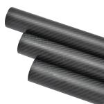 Carbon Fiber Heating tube 3k Braided cloth 10 20 30 inches custom length epoxy