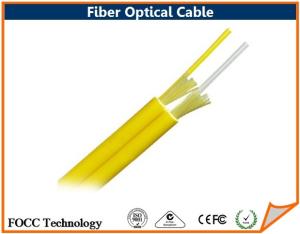 Wholesale Two 900 Micron Buffer Fiber Optical Cable Round Type Duplex Zipcord 2.0 mm Jacket from china suppliers