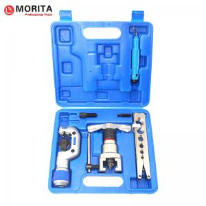 China Dual Purpose Eccentric Flaring Tools Kit With Pipe Cutter 4-32mm And Deburring Tool In A Plastic Case Al Alloy on sale