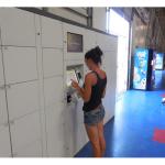 Smart Library Luggage Locker Outdoor Storage Deposit With Big Touch Screen