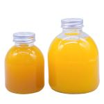 Customization Flask Glass Bottle 200Ml Flat Glass Cold Brew Coffee Juice Bottles