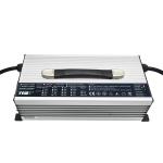 45A 36V Li Ion Battery Charger Silver LCD Display Aluminum Alloy