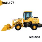 Industrial Articulated Mini Wheel Loader with 2m Bucket 1650mm Dump Reach