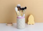 Vonira Artisan Studio 16pcs Makeup Brushes Kit With Gold Copper Ferrule Wooden