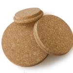 Eco Dampproof Candle Jar Cork Lid 2.5*2.2*0.8in