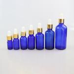 Matt Blue Essential Oil Empty Glass Bottle Reusable And Recyclable