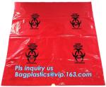 Disposable biohazard infectious plastic drawstring medical waste bag, Promotiona