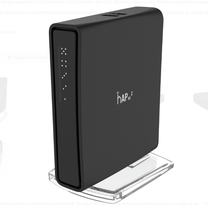 RBD52G-5HacD2HnD-TC Dual-Band 2.4/5GHz AP with 5 Gigabit Ethernet Ports and 3G/4G USB