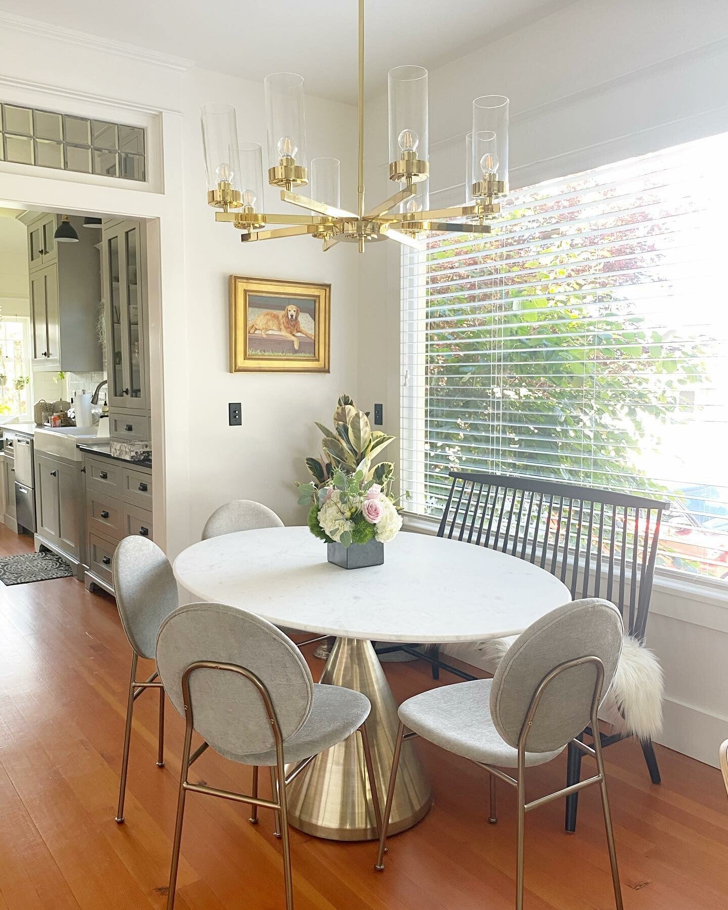 Turquoise Velvet Chairs Dining Round Dinette Sets With Gold Steel Legs