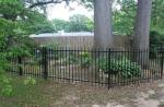 Wrought Iron Zinc Steel Palisade Fencing Easily Assembled Eco Friendly