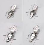Adjustable Metric Measurement Stainless Steel Spring Lever Tension Latch Toggle