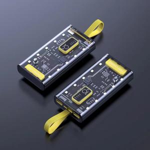 Wholesale Multi Ports 2 Type C Power Bank Gifts 20000mAh DC Output With Flashlight from china suppliers