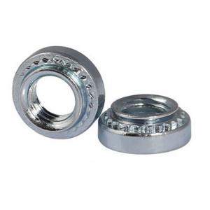 China Hot Pressing In Nut Rivet Lock Nut/Hex Nut Steel Round Self Lock Clinching Fasteners on sale