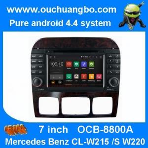 Wholesale Ouchuangbo Mercedes Benz W220  S550 S600 S350 S400 S280 audio dvd gps DVD android 4.4 OS from china suppliers
