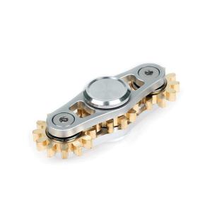 Wholesale Stress Relief Toys Three Tooth Linkage Pure Copper Gyroscope Spinner for Adults' Anxiety from china suppliers