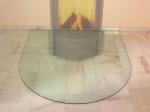 Heat Resistance Glass Hearth Plate Edge Grinding For Fireplaces
