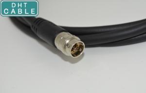 Wholesale 1.0 Meter Coupler Hirose Cable Assembly With Solid Male Connector PVC Jacket from china suppliers
