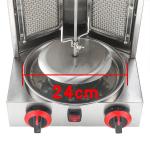 Automatic 295*300*480mm Shawarma-Machine Doner Kebab Rotary Gas Doner Kebab