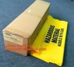 autoclavable ldpe medical biohazard waste plastic bags for clinical waste,
