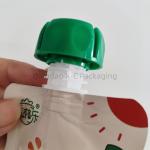 Food Packaging Spouted Liquid Stand Up Pouches Corner Spout Bag Eco Friendly