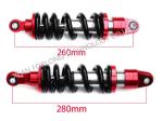 Aluminum Alloy Universal Motorcycle Rear Shock Absorber 260mm Center Distance