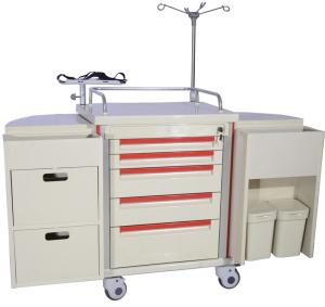 Wholesale Mobile Nurse Medical Trolleys For Emergency Nursing Workstation from china suppliers
