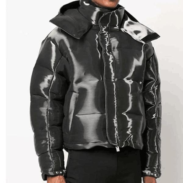 OEM Custom Wholesale Reflective Nylon Men′s Metallic Custom Winters Bubble Coat