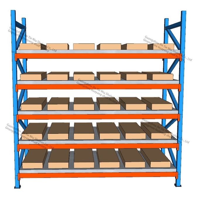 5 Tons 5000 KG Shelves Carton Box Heavy Duty Racking Customized Color